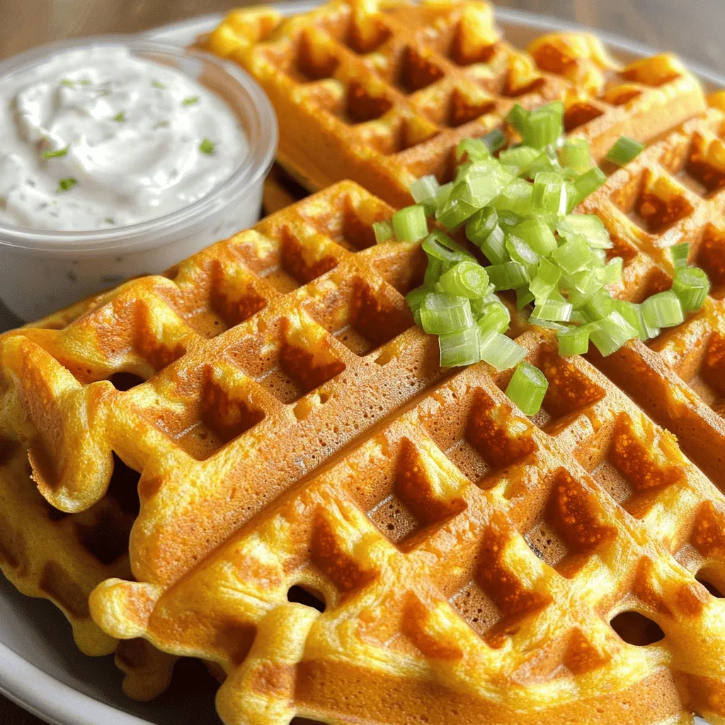 Savory Sweet Potato Waffles Flavorful Breakfast Dish