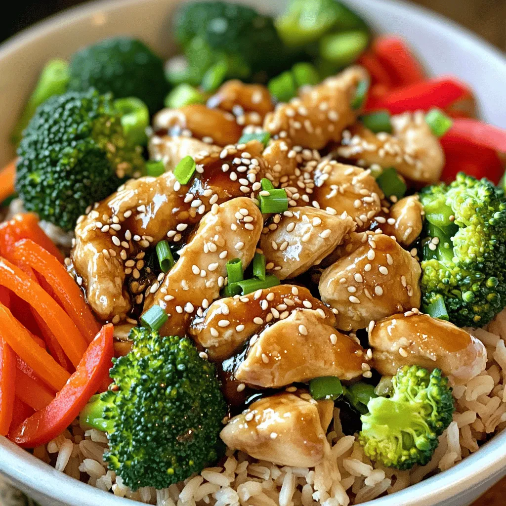 Teriyaki Chicken Bowls Flavorful and Easy Recipe