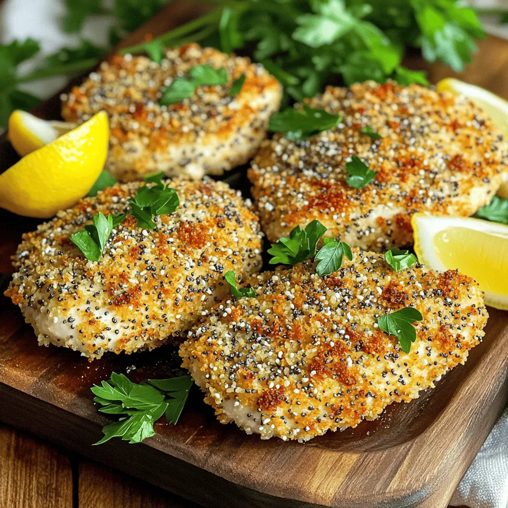 Air Fryer Everything Bagel Chicken Cutlets Recipe