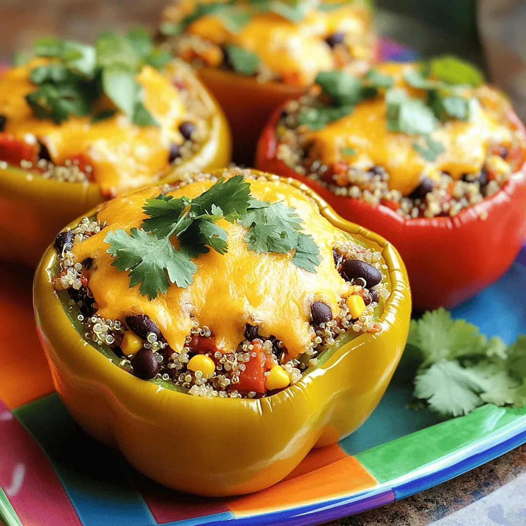Cheesy Stuffed Bell Peppers Simple and Tasty Recipe