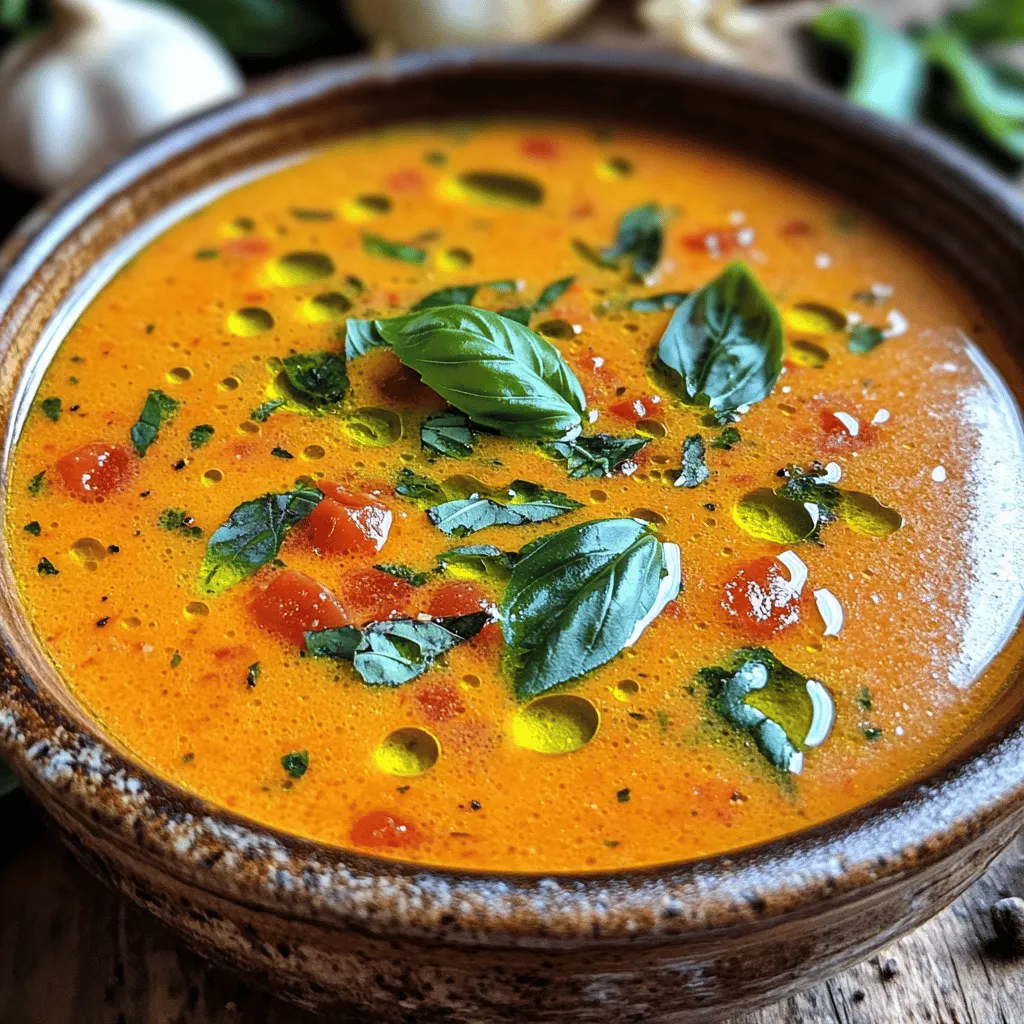Creamy Tomato Basil Soup Simple Flavorful Recipe