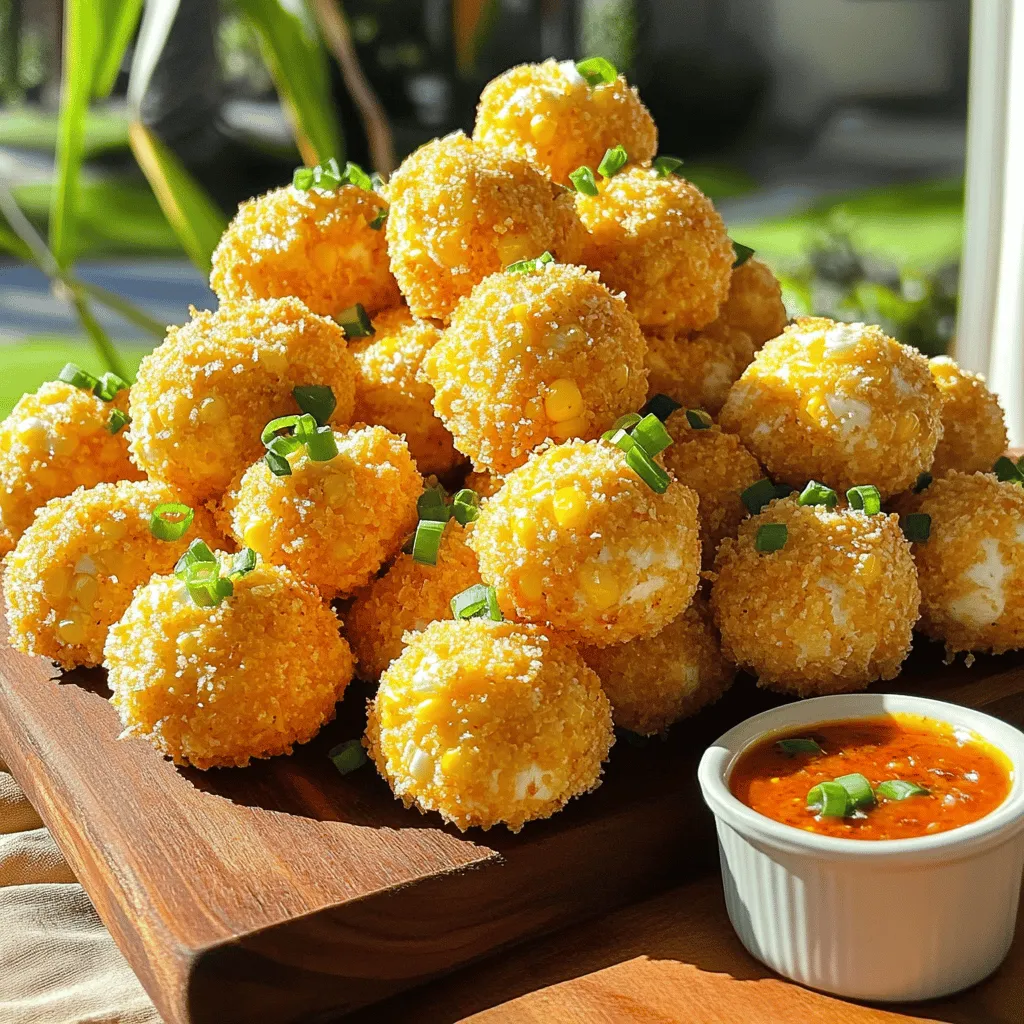 Crispy Corn Cheese Bites Quick and Flavorful Snack