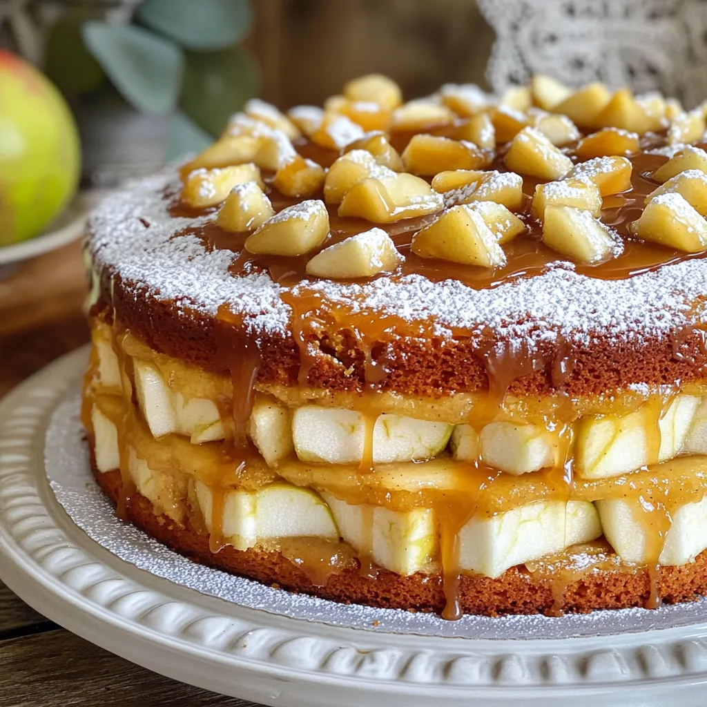 Salted Caramel Apple Cake Irresistible and Fresh Treat