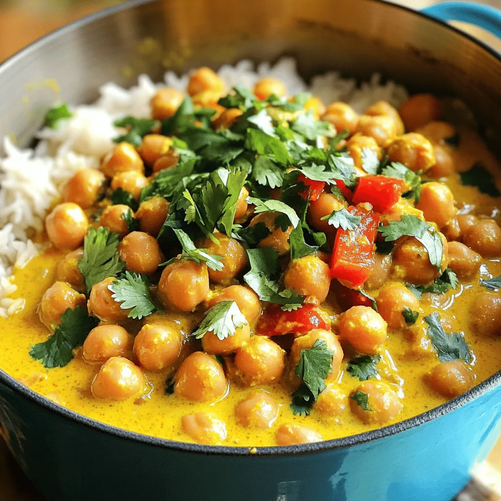Coconut Curry Chickpeas Savory and Simple Recipe