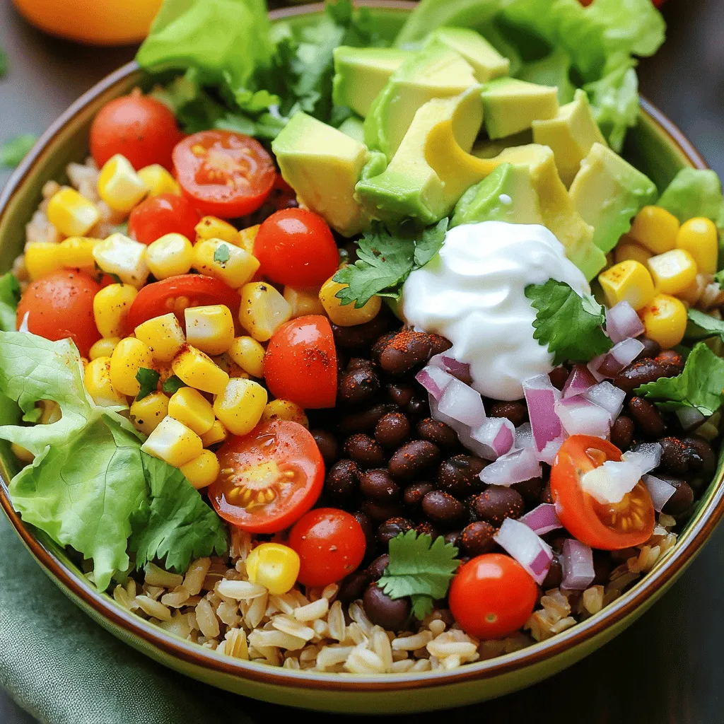Vegetarian Burrito Bowls Flavorful and Easy Recipe
