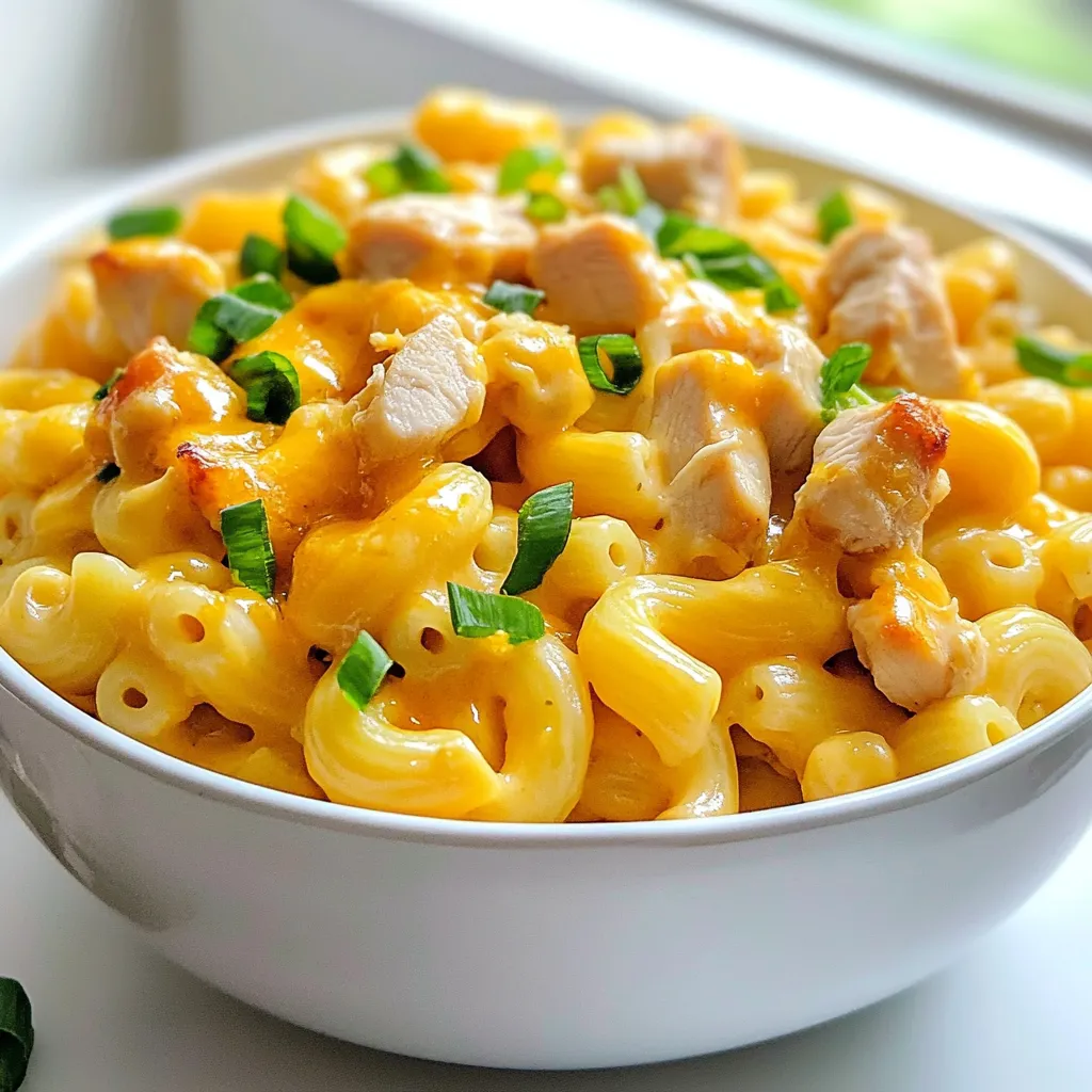 Honey Garlic Butter Chicken Mac and Cheese Delight