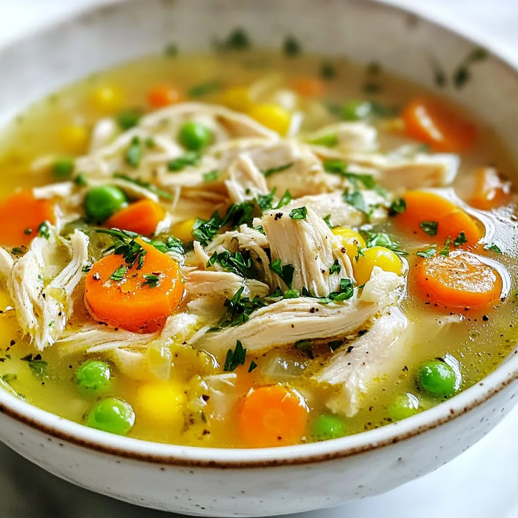 Easy Homemade Chicken Soup Comforting and Simple Meal