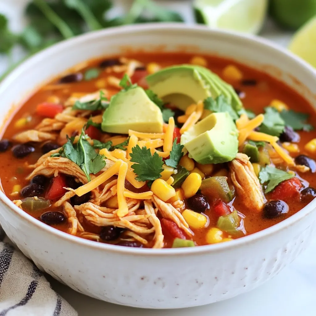 Chicken Enchilada Soup Simple and Flavorful Meal