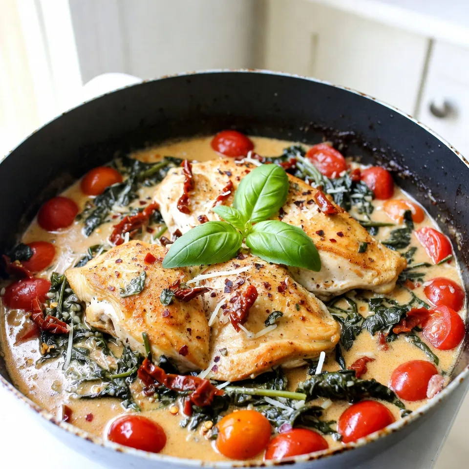 One-Pan Tuscan Chicken Delicious and Easy Meal
