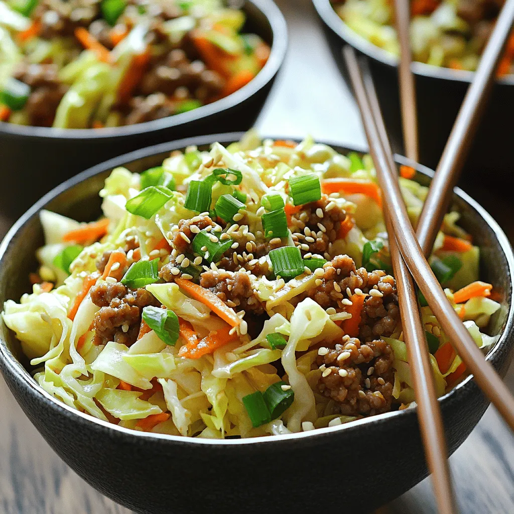 Healthy Egg Roll in a Bowl Simple and Tasty Meal
