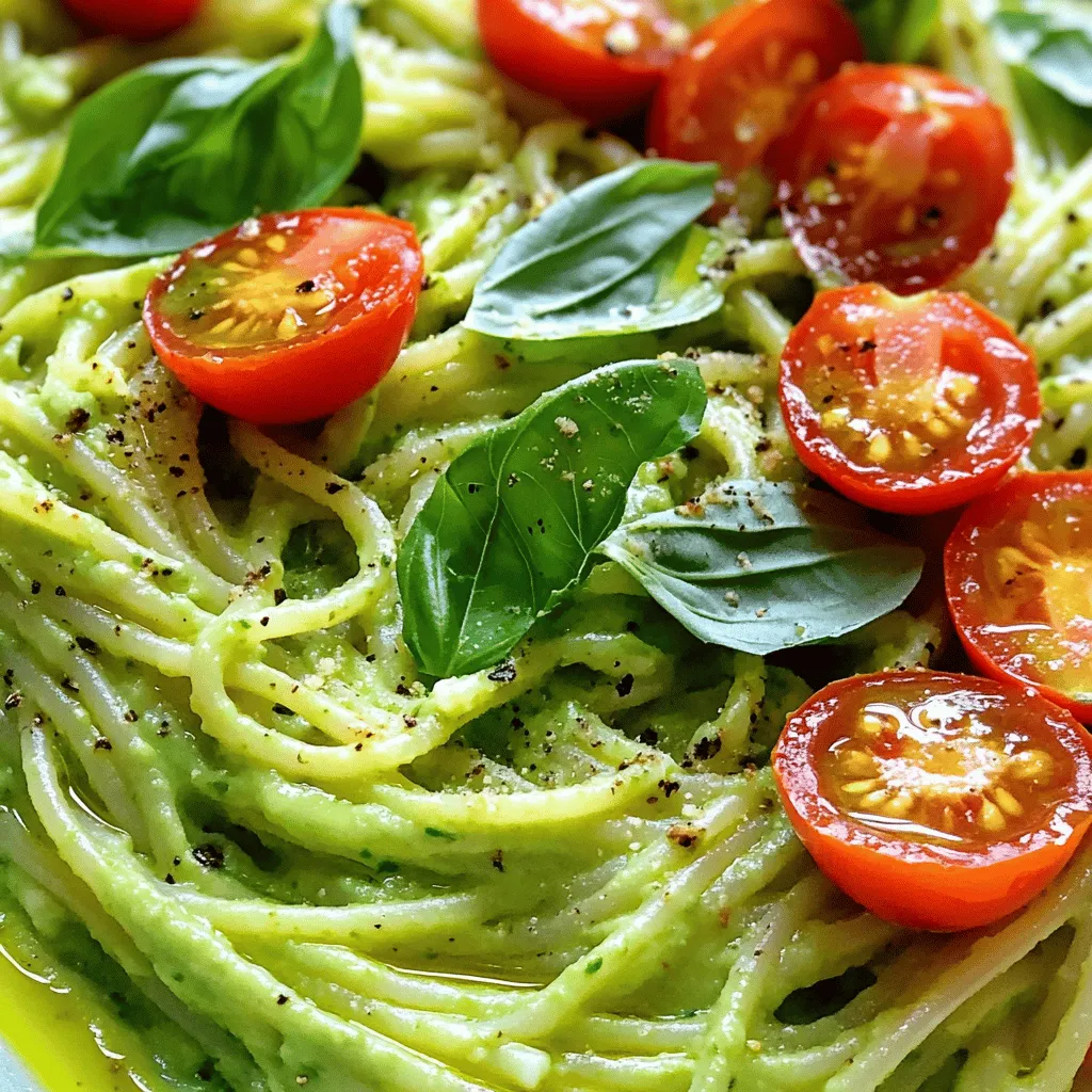 Creamy Avocado Pasta Quick and Easy Delight