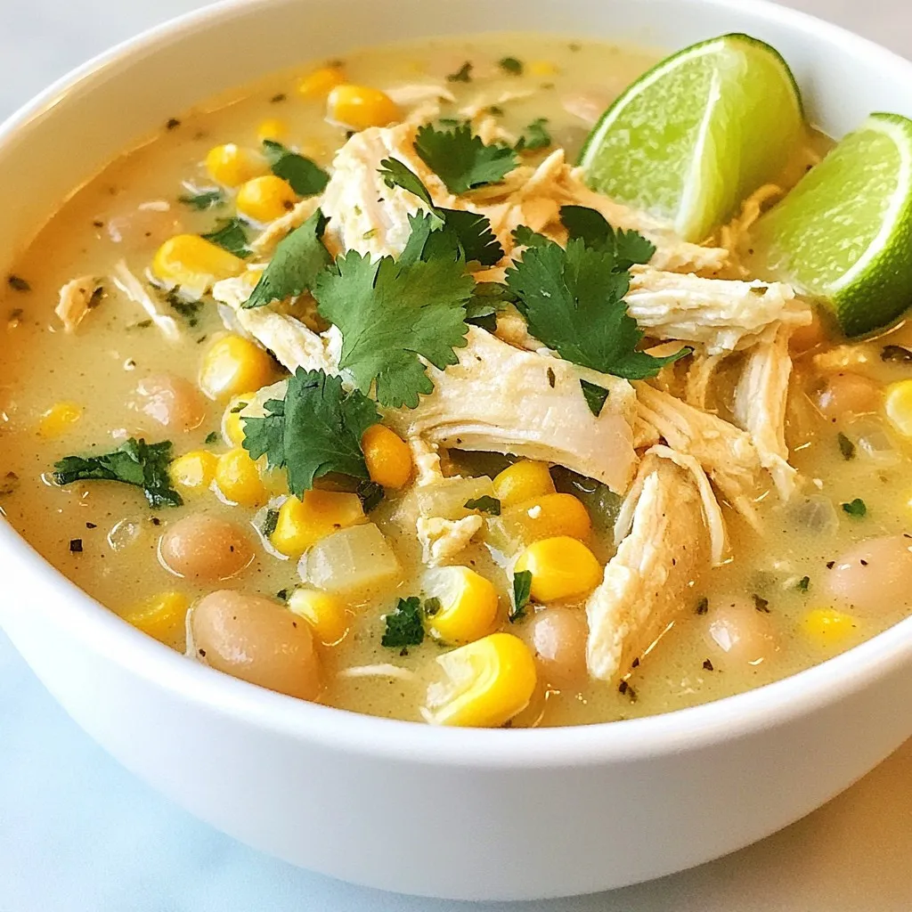 Slow Cooker White Chicken Chili Flavorful and Easy Meal