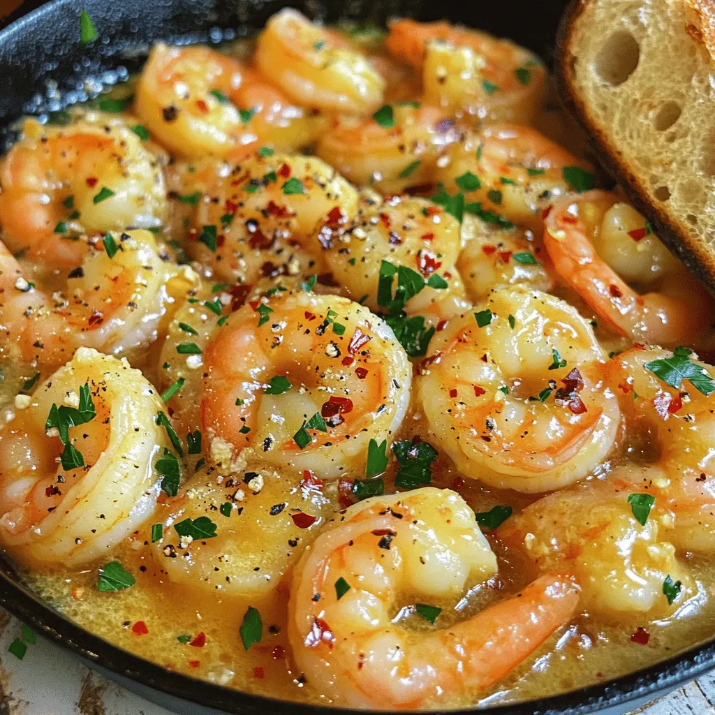 Garlic Butter Shrimp Skillet Easy and Flavorful Meal