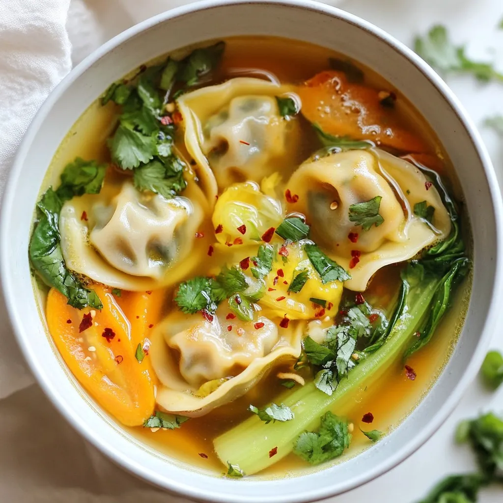 Umami Gyoza Soup Flavorful and Comforting Recipe