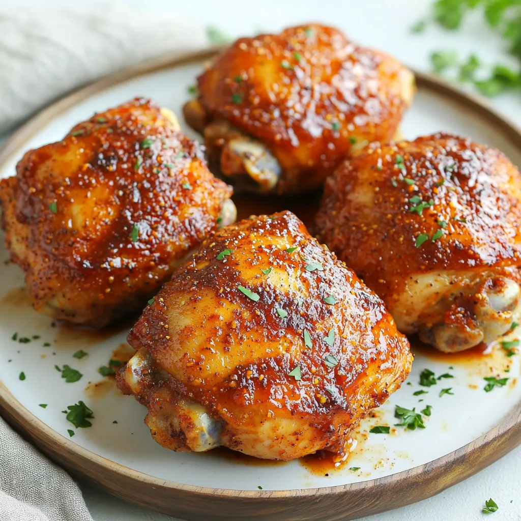 Low Carb BBQ Chicken Thighs Flavorful and Easy Recipe