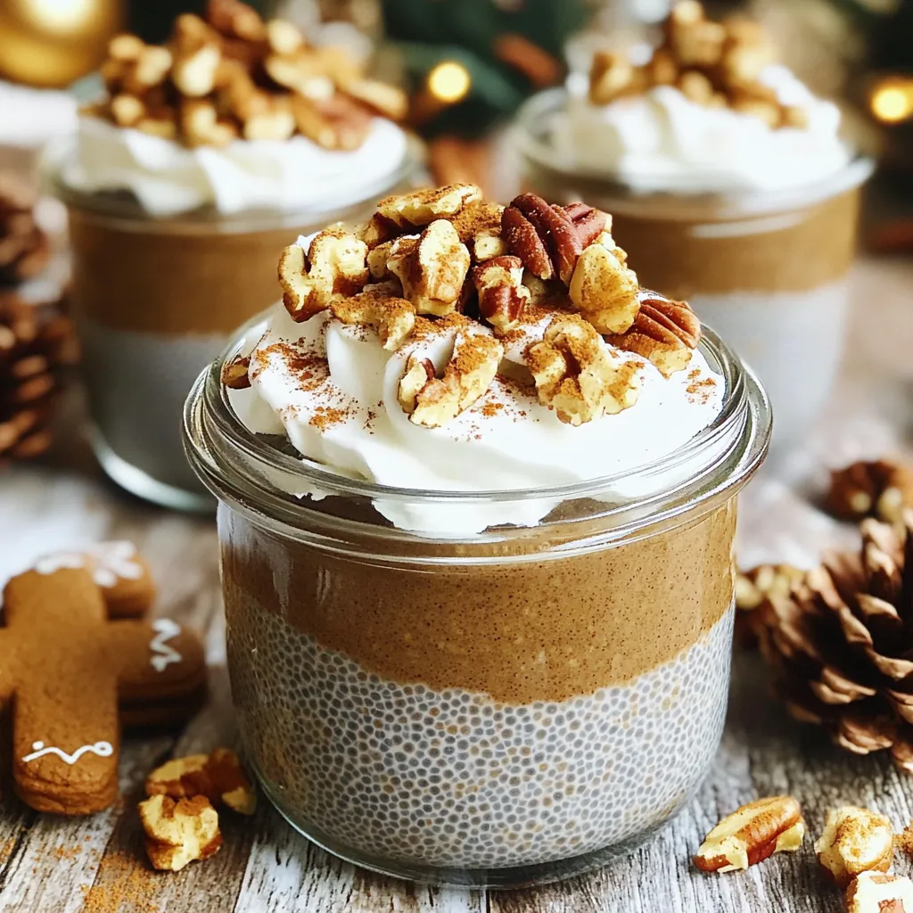 Gingerbread Overnight Chia Pudding Delicious Recipe