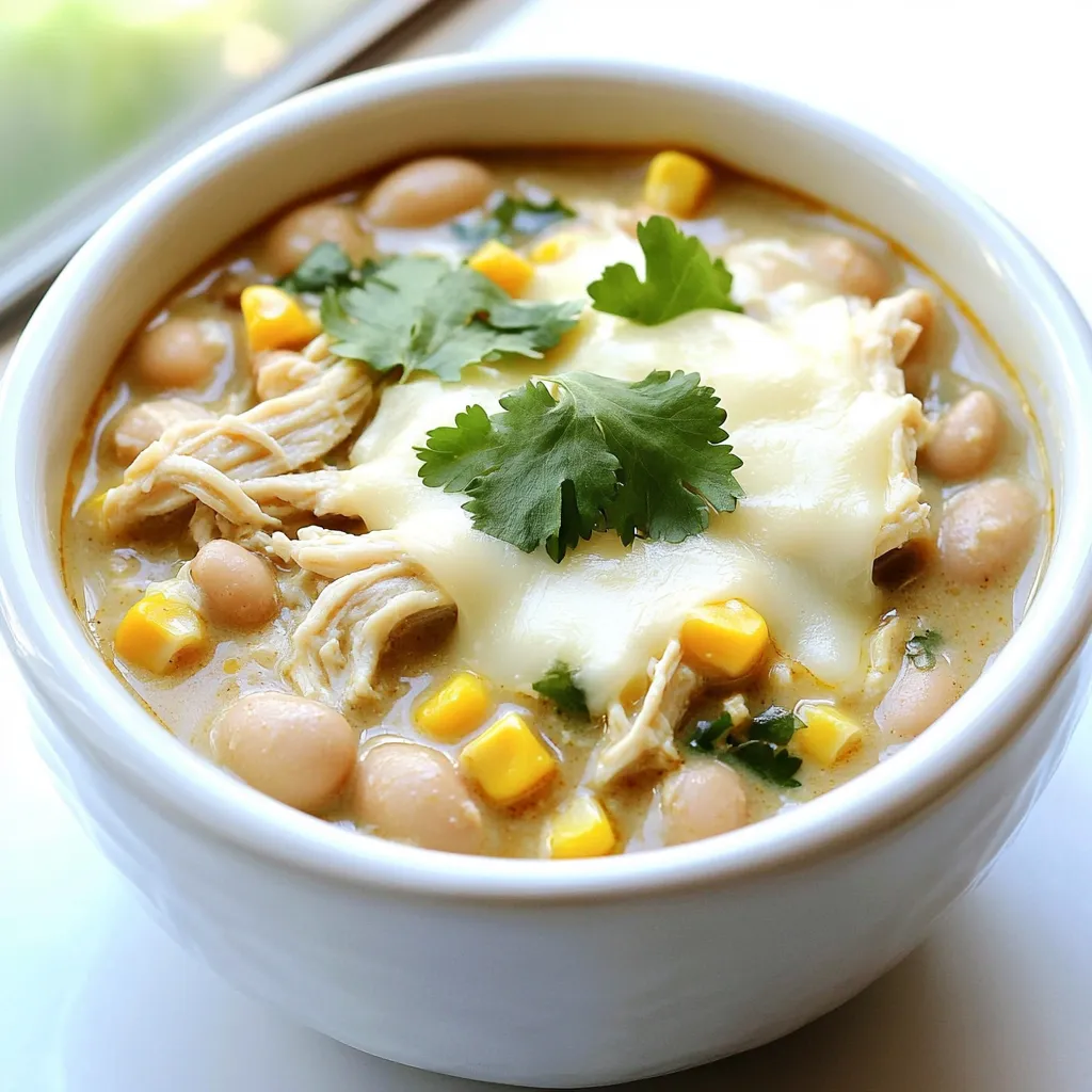 White Chicken Chili Slow Cooker Flavorful Delight