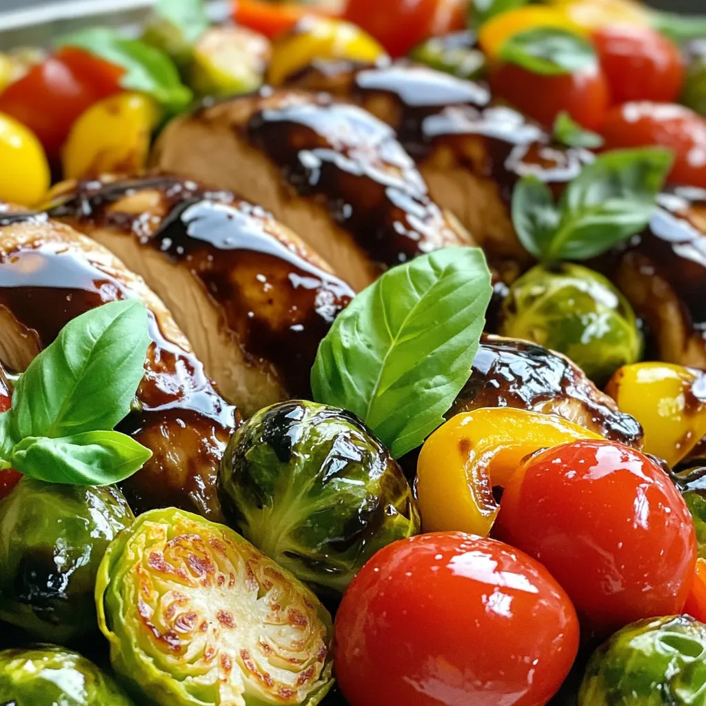 Sheet Pan Balsamic Chicken Veggies Simple Dinner Delight