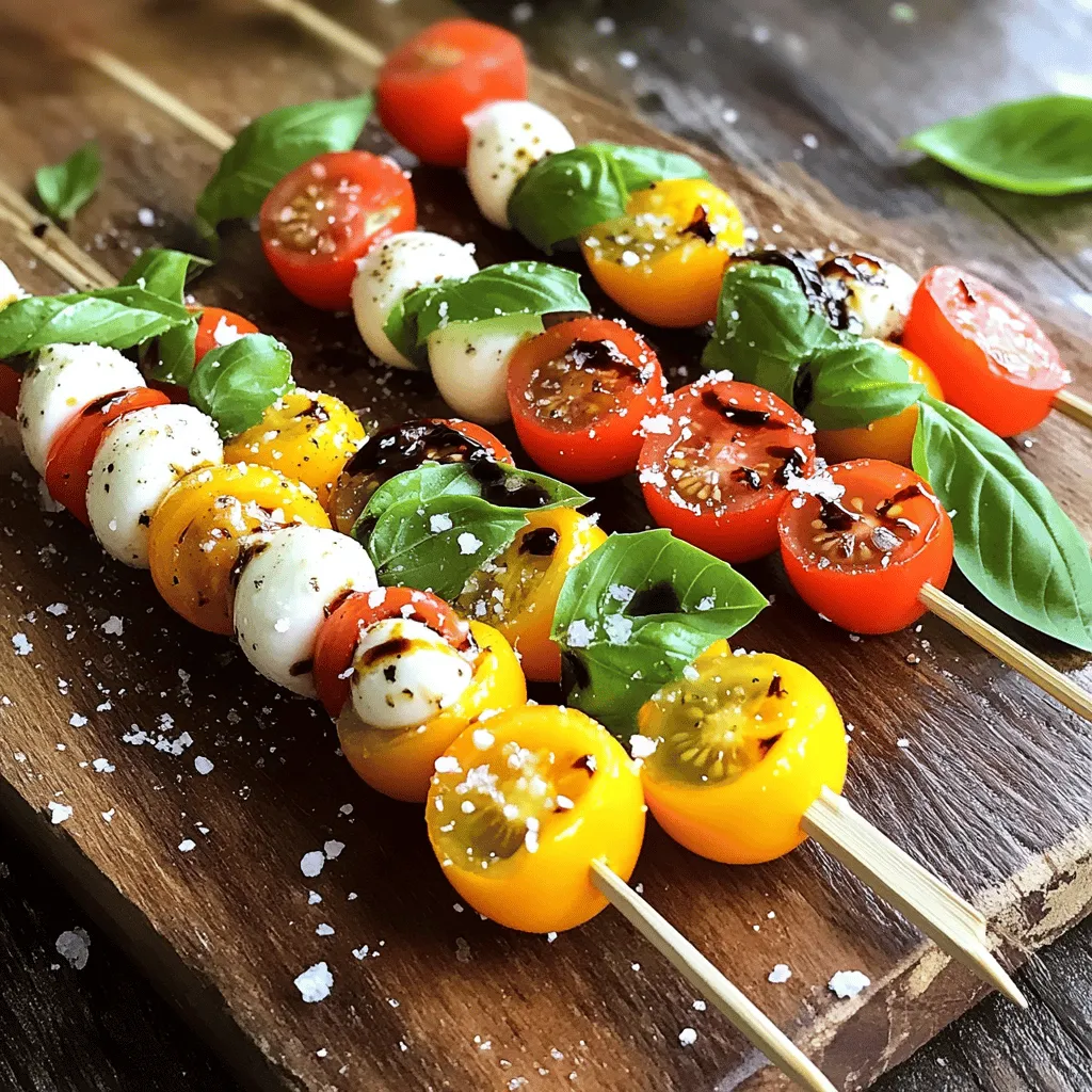 Caprese Salad Skewers Fresh and Flavorful Delight
