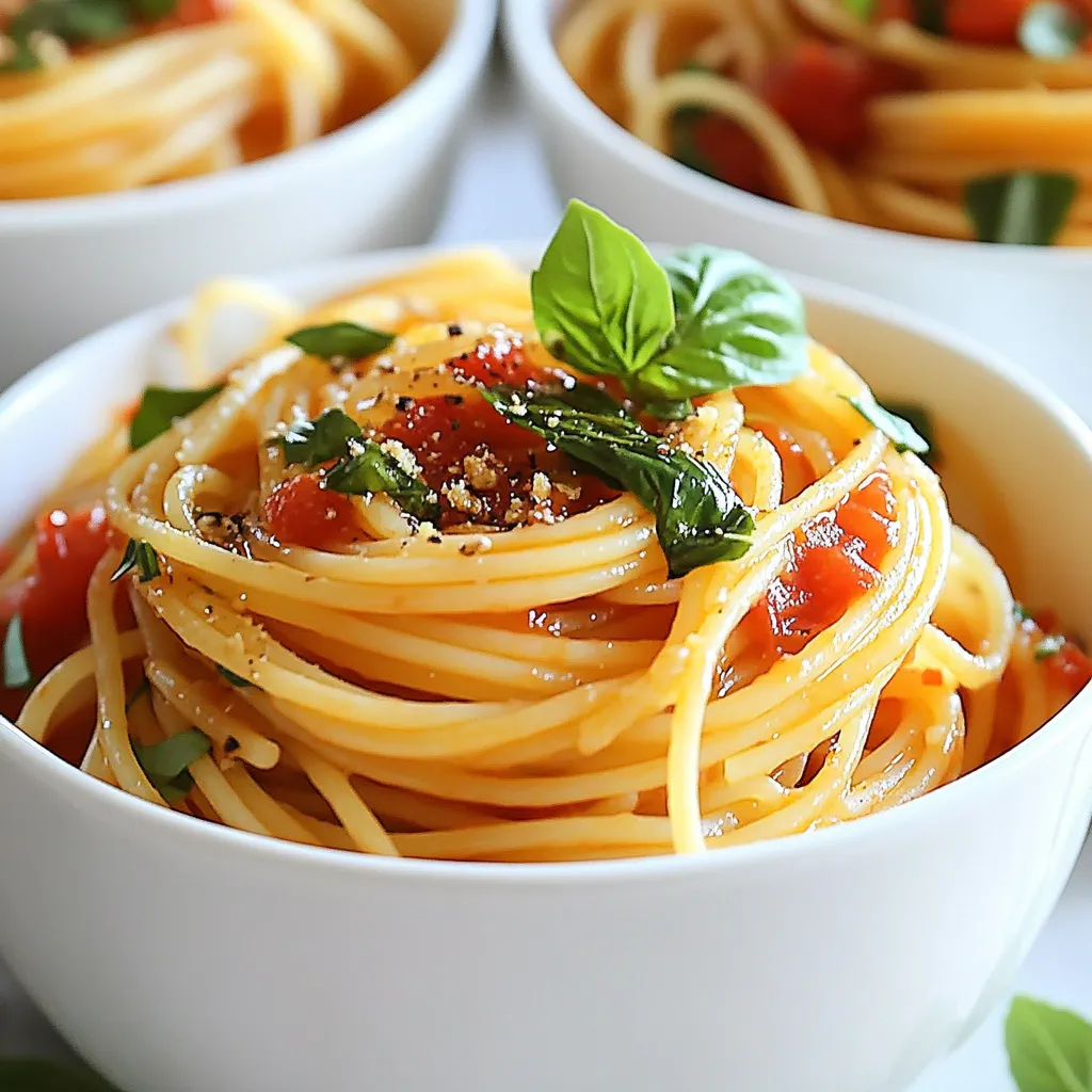 Quick Tomato Basil Pasta Delightful and Easy Meal