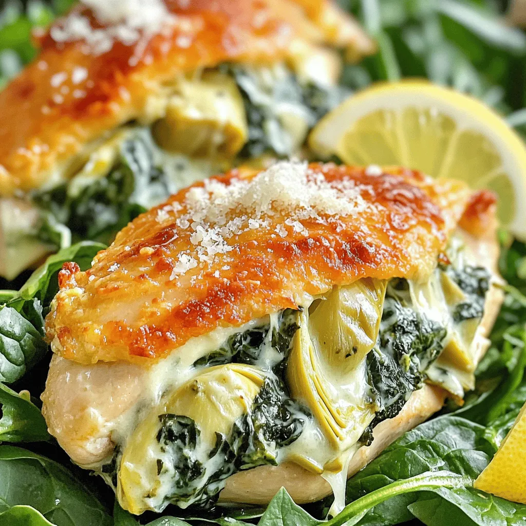 Spinach Artichoke Stuffed Chicken Flavorful Delight