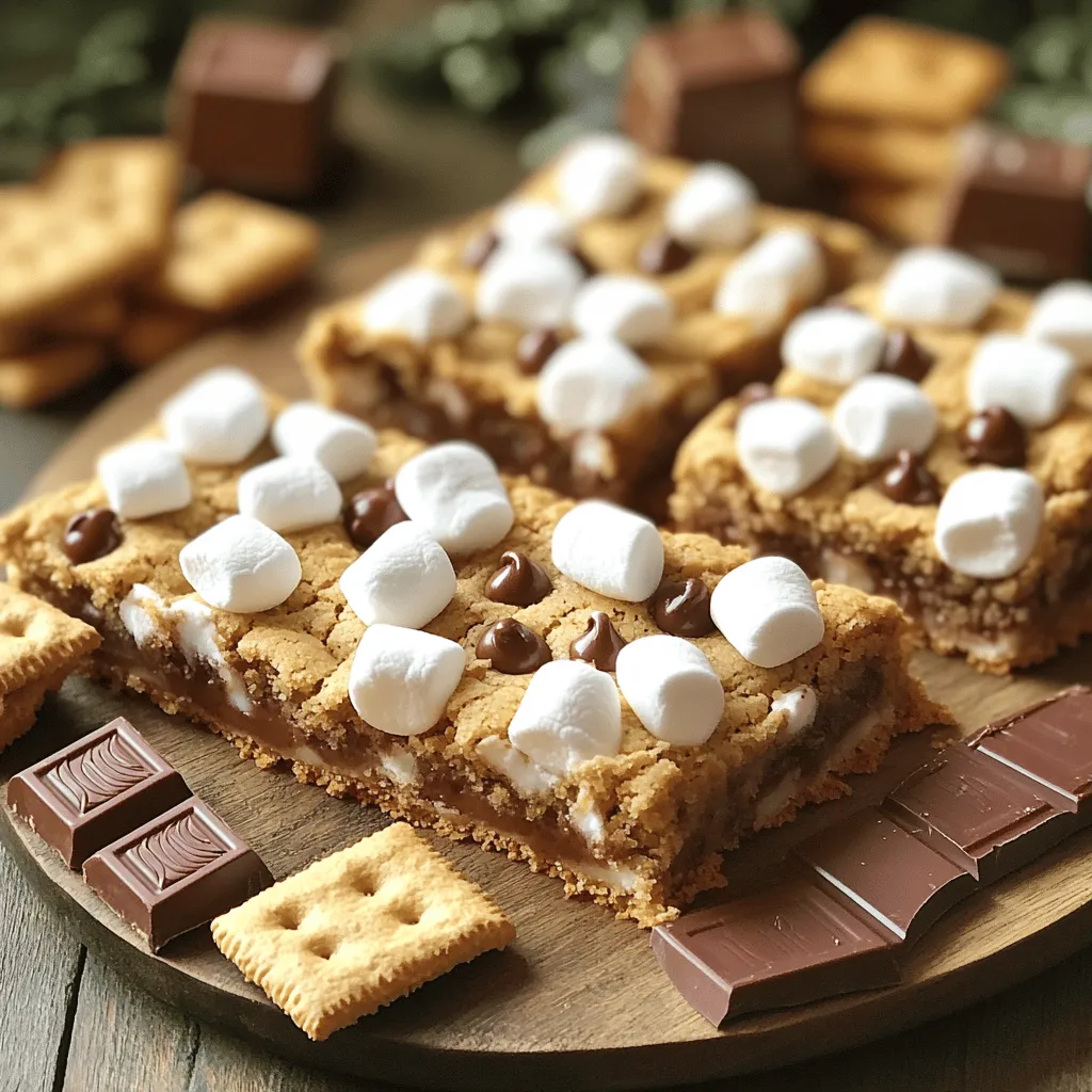 S’mores Cookie Bars Irresistible Sweet Treat Delight