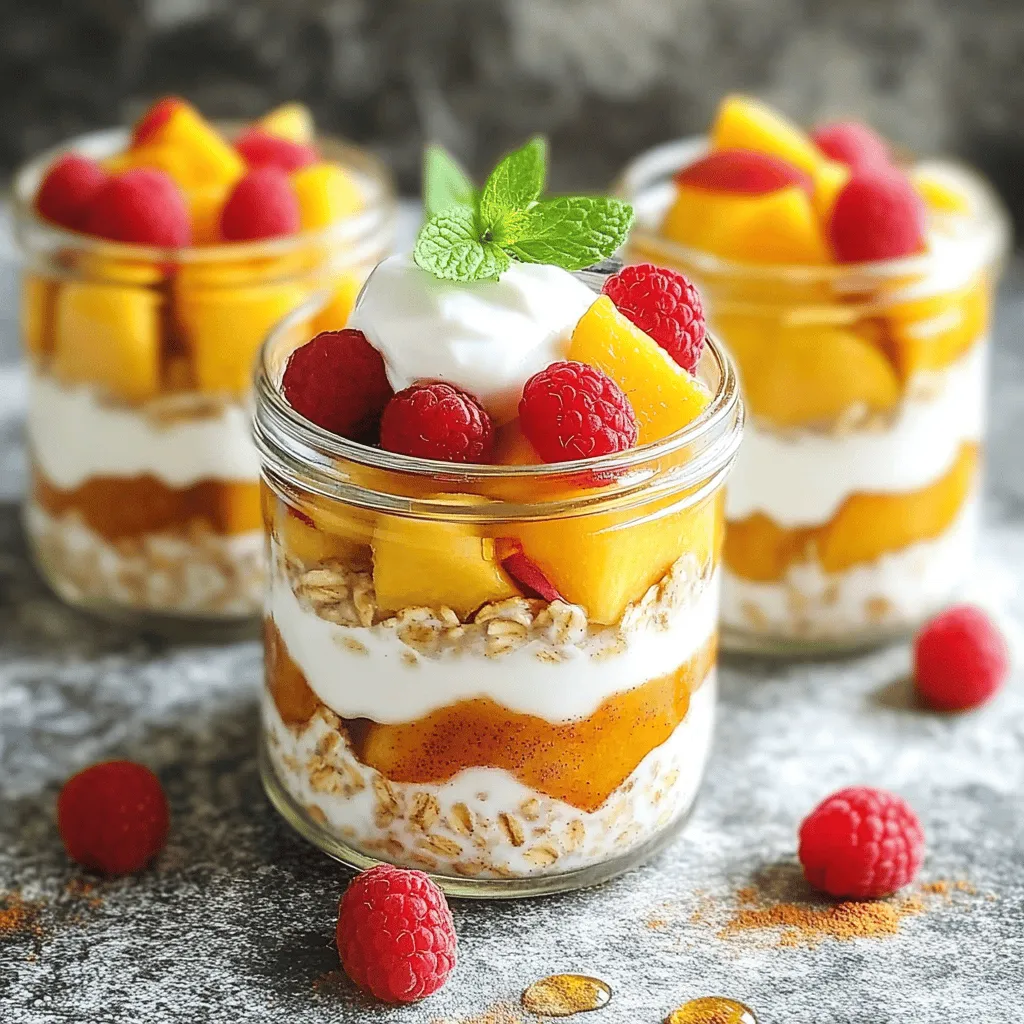 Peach Melba Overnight Oats Simple and Delicious Recipe