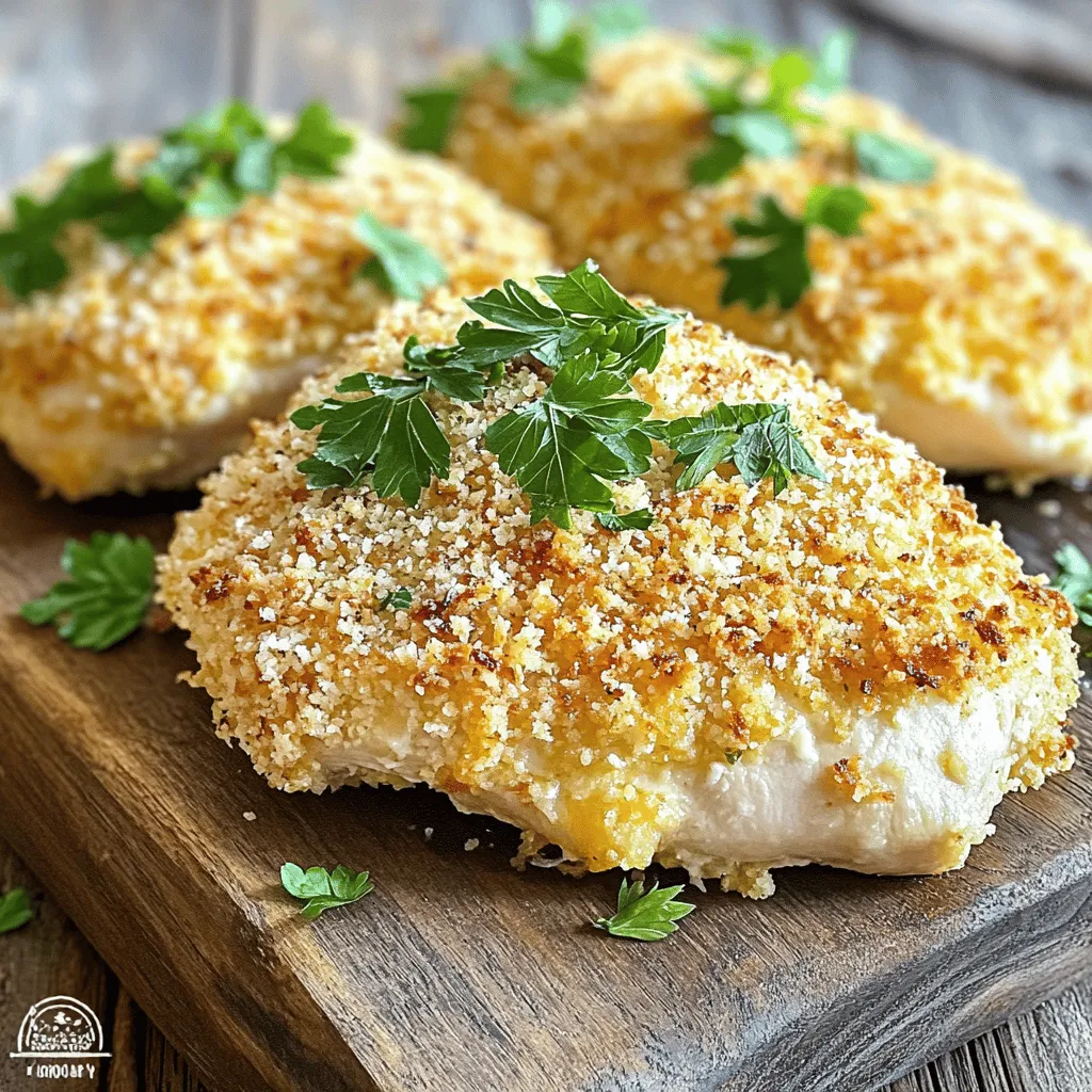 Parmesan Crusted Chicken Flavorful and Crispy Recipe