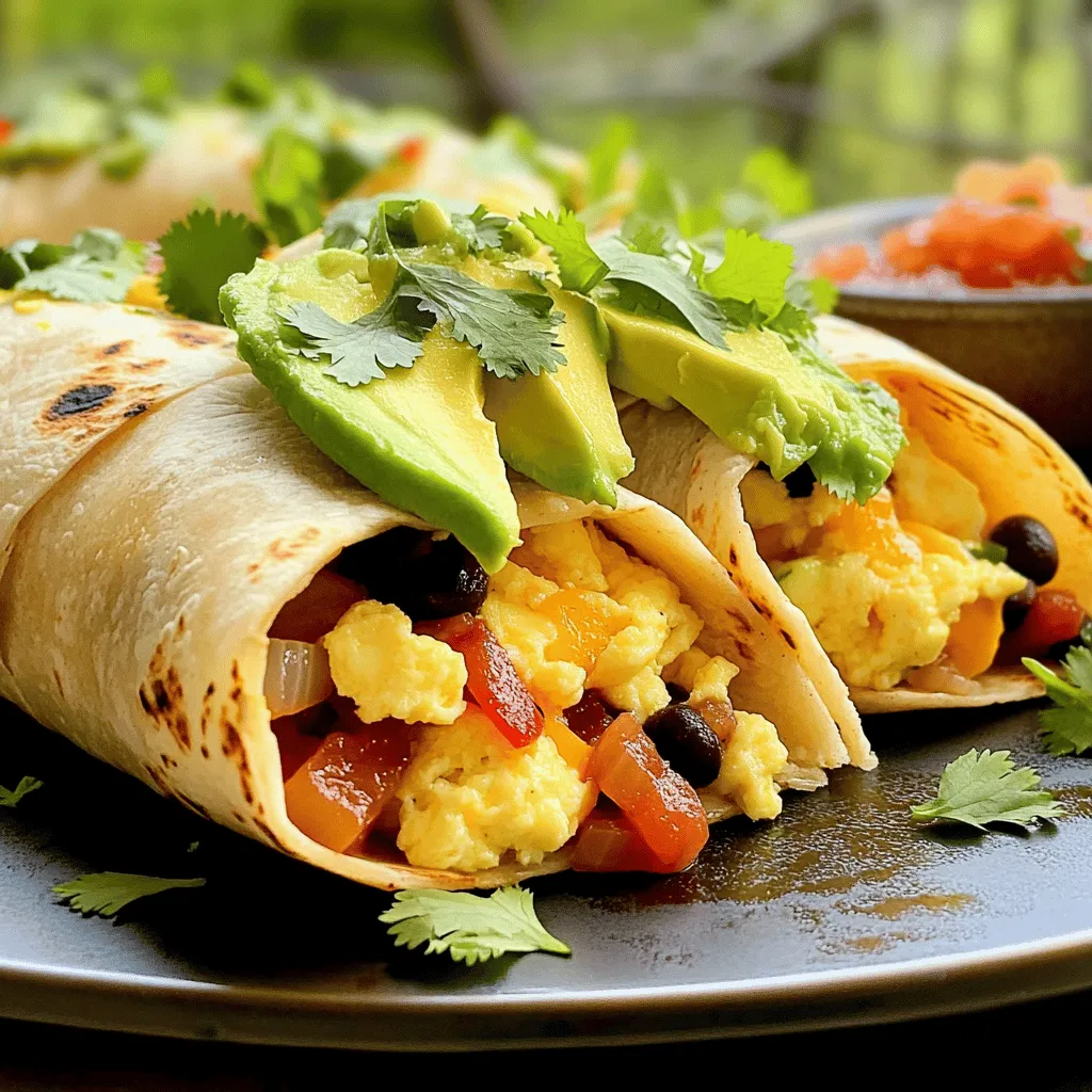 Easy Breakfast Burritos Tasty and Quick Meal Idea
