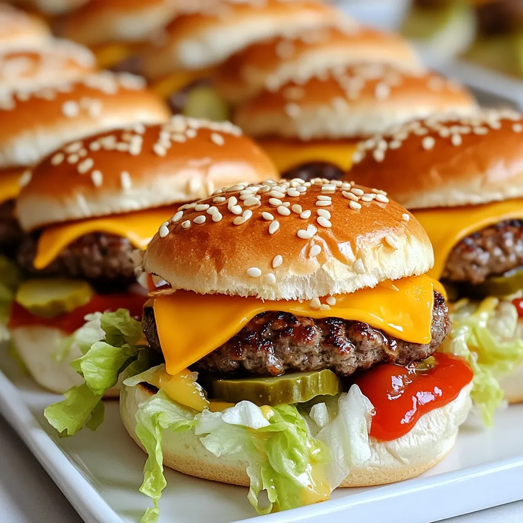 Big Mac Sliders Tasty and Simple Meal Idea