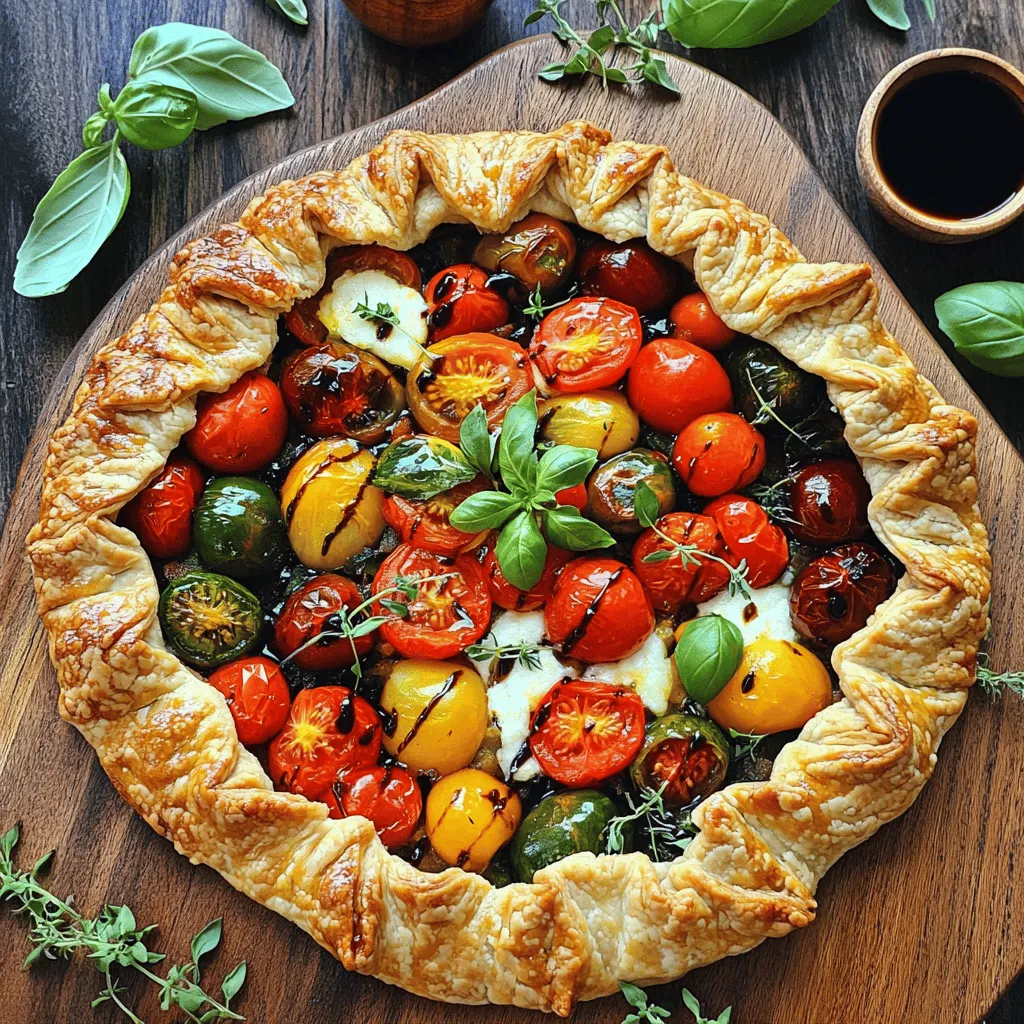 Rustic Tomato Galette Simple and Savory Delight