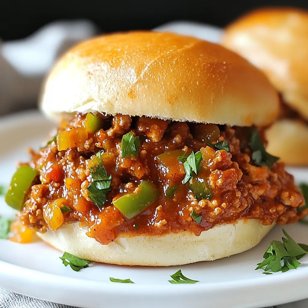 Cajun Chicken Sloppy Joes Flavorful and Simple Meal