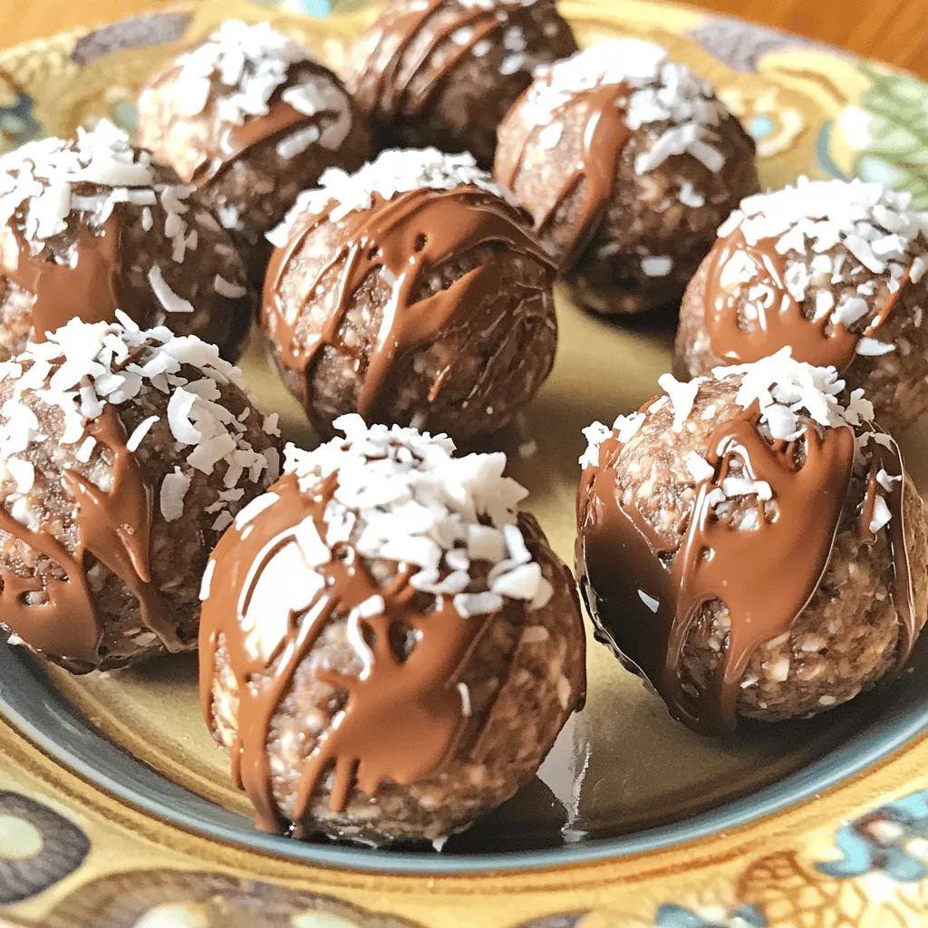 Chocolate Coconut Protein Balls Easy No-Bake Treat