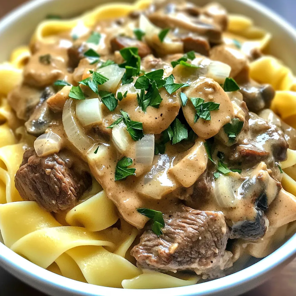 Slow Cooker Beef Stroganoff Simple Comfort Food