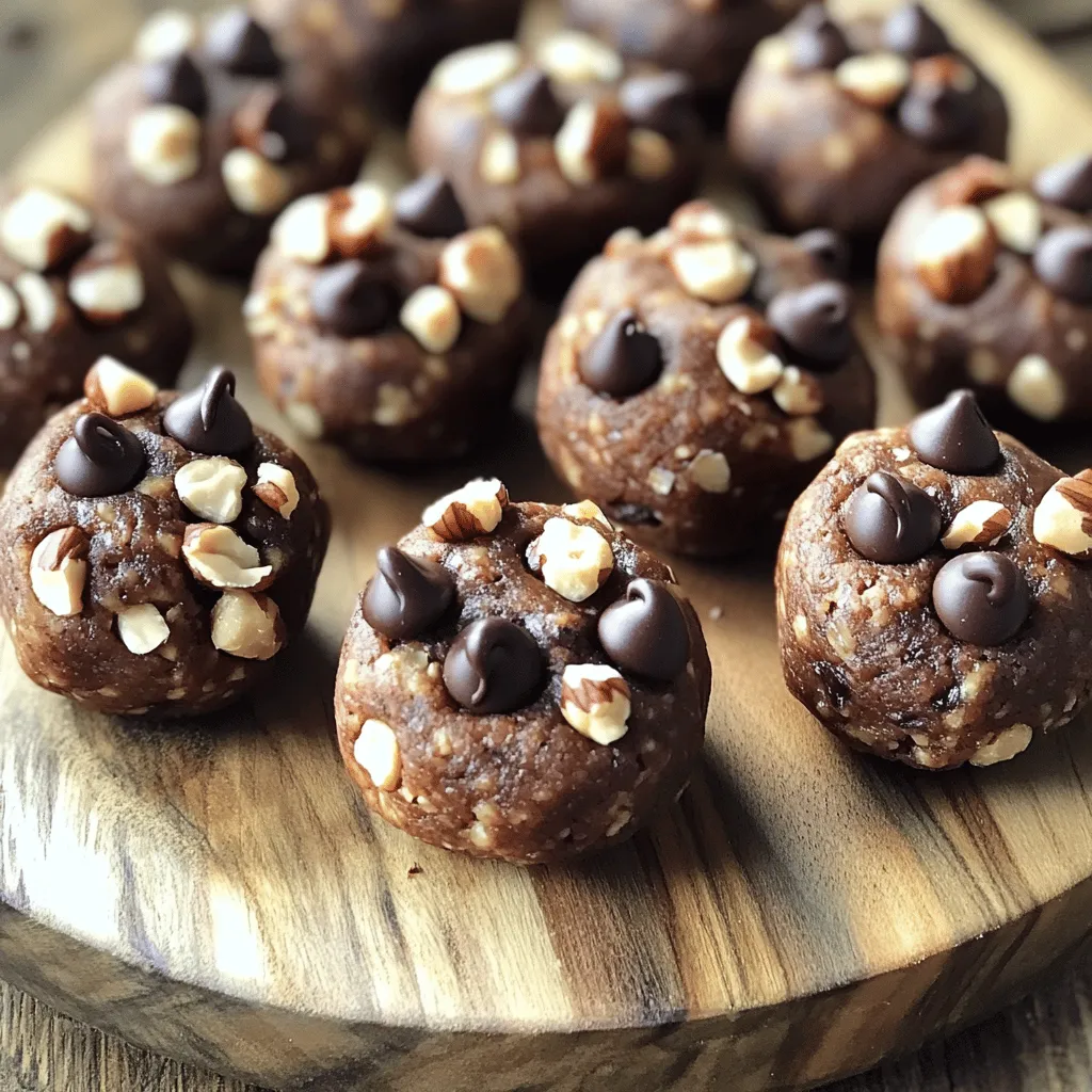 Chocolate Hazelnut Protein Bites Tasty and Healthy Snack