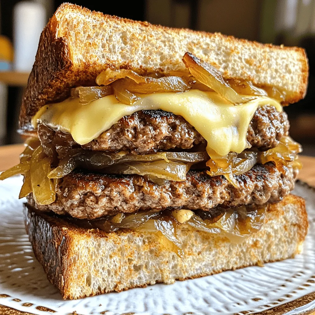 Irresistible Patty Melts Easy and Flavorful Recipe