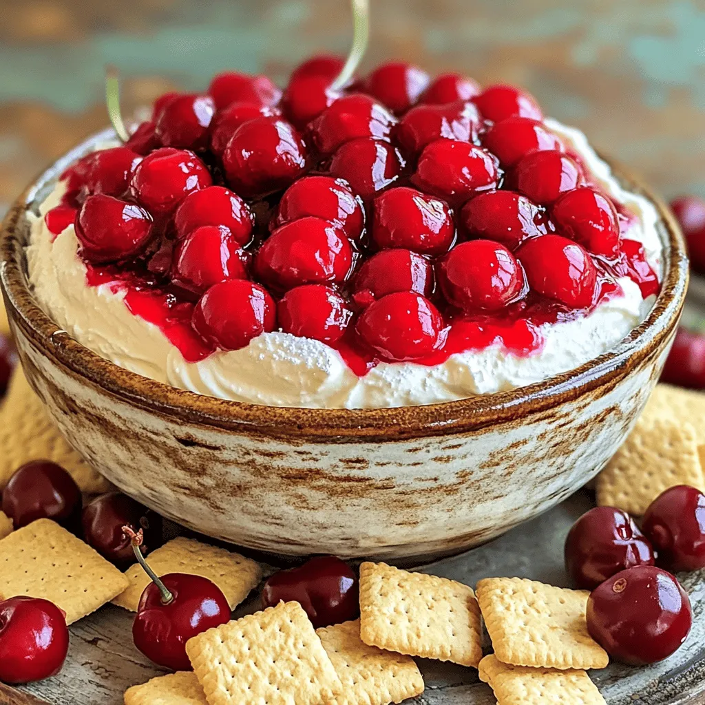 Cherry Cheesecake Dip Irresistible and Easy Delight