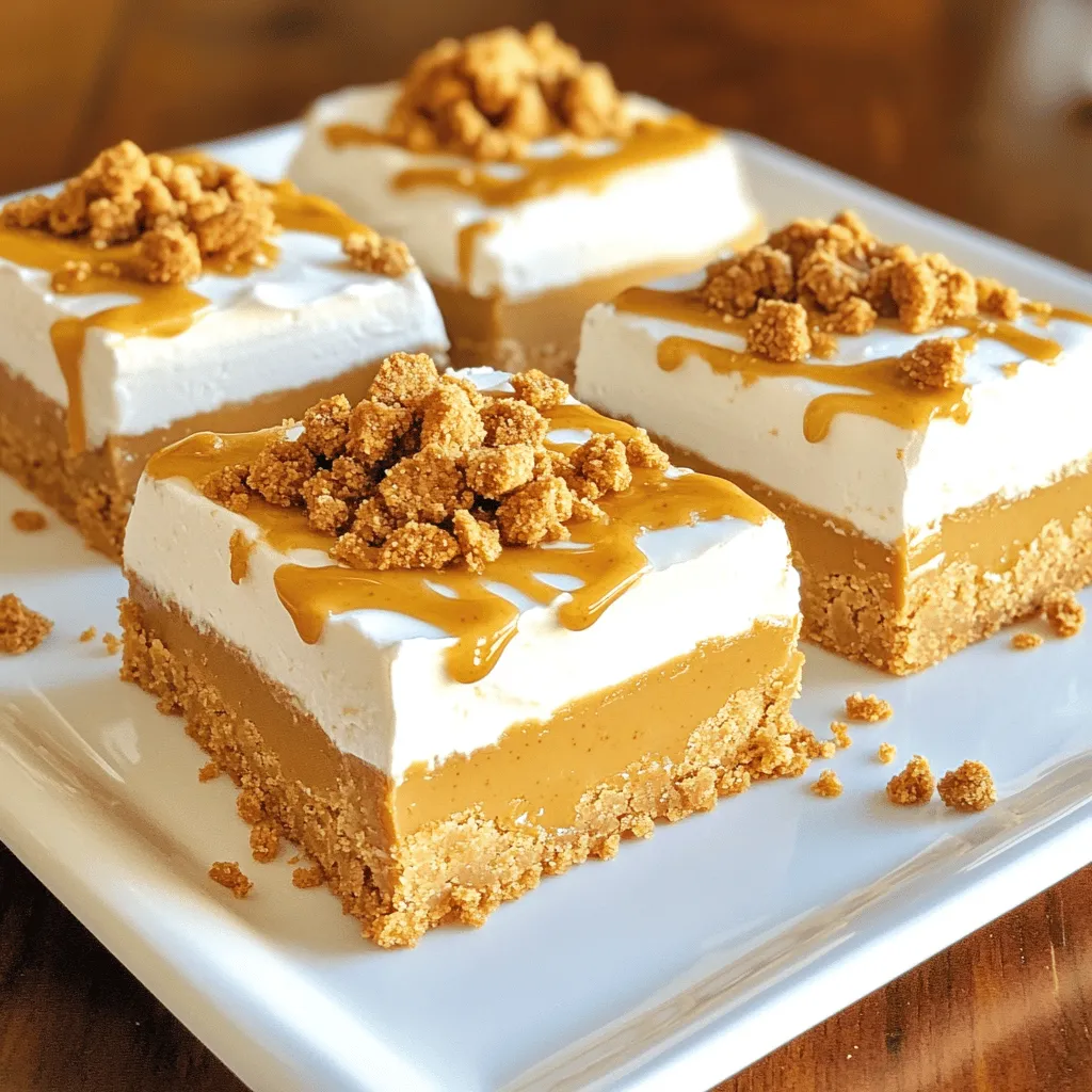 No-Bake Biscoff Cookie Butter Bars Easy Dessert Treat