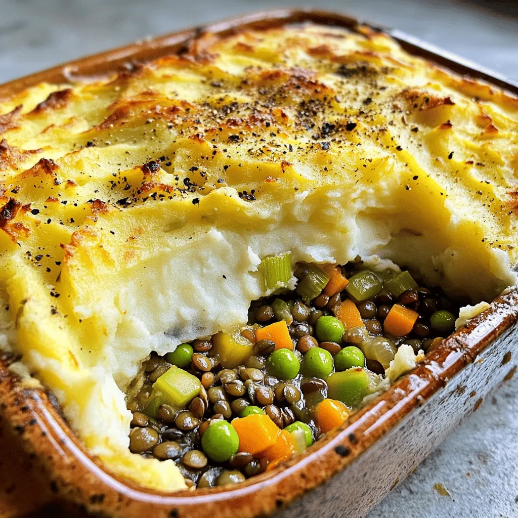 Vegan Lentil Shepherd’s Pie Hearty and Flavorful Dish