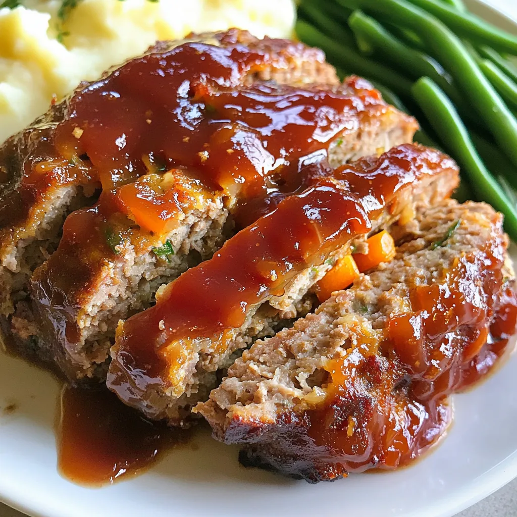 Juicy Homestyle Meatloaf Comforting Family Dinner