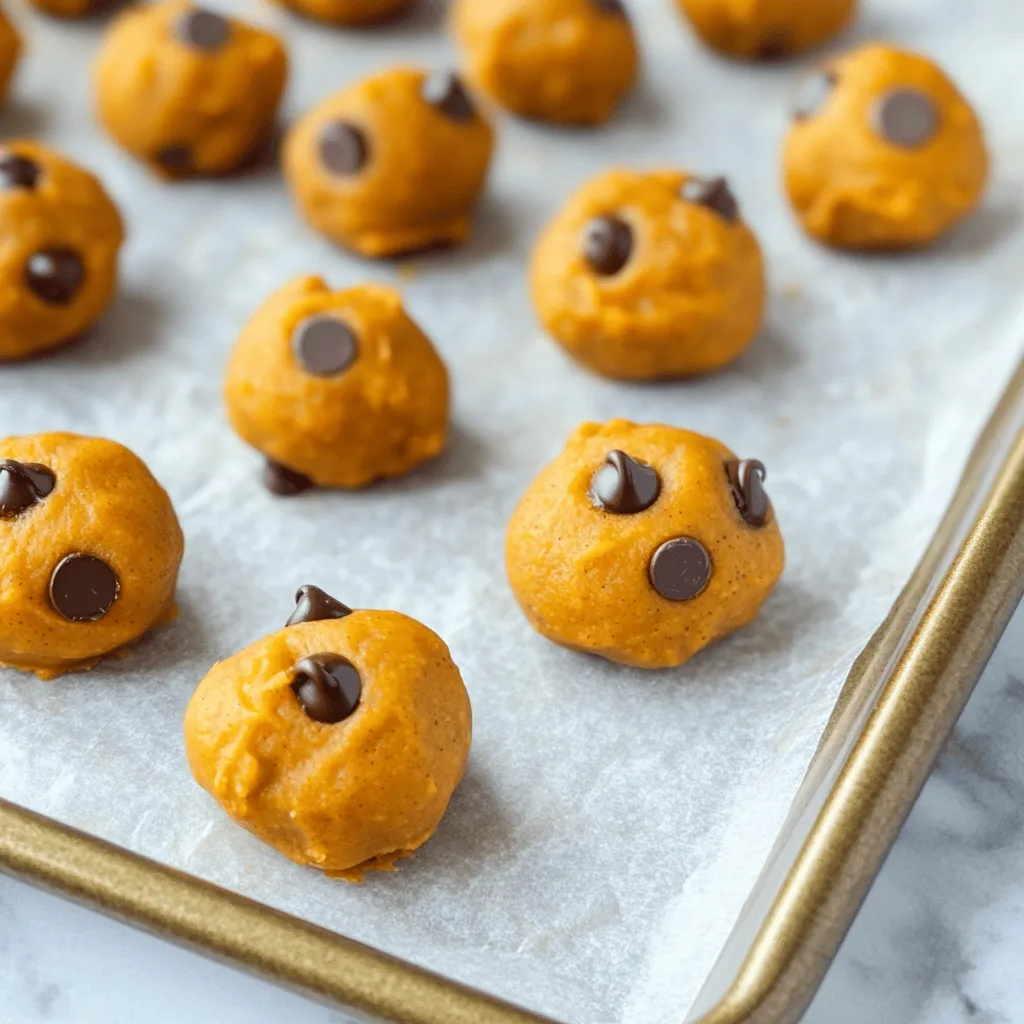 No Bake Pumpkin Cookie Dough Bites Simple and Tasty