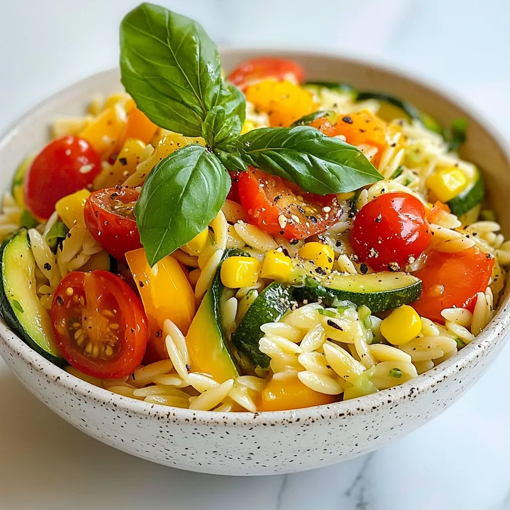 Veggie Orzo for Kids Tasty and Fun Meal Idea