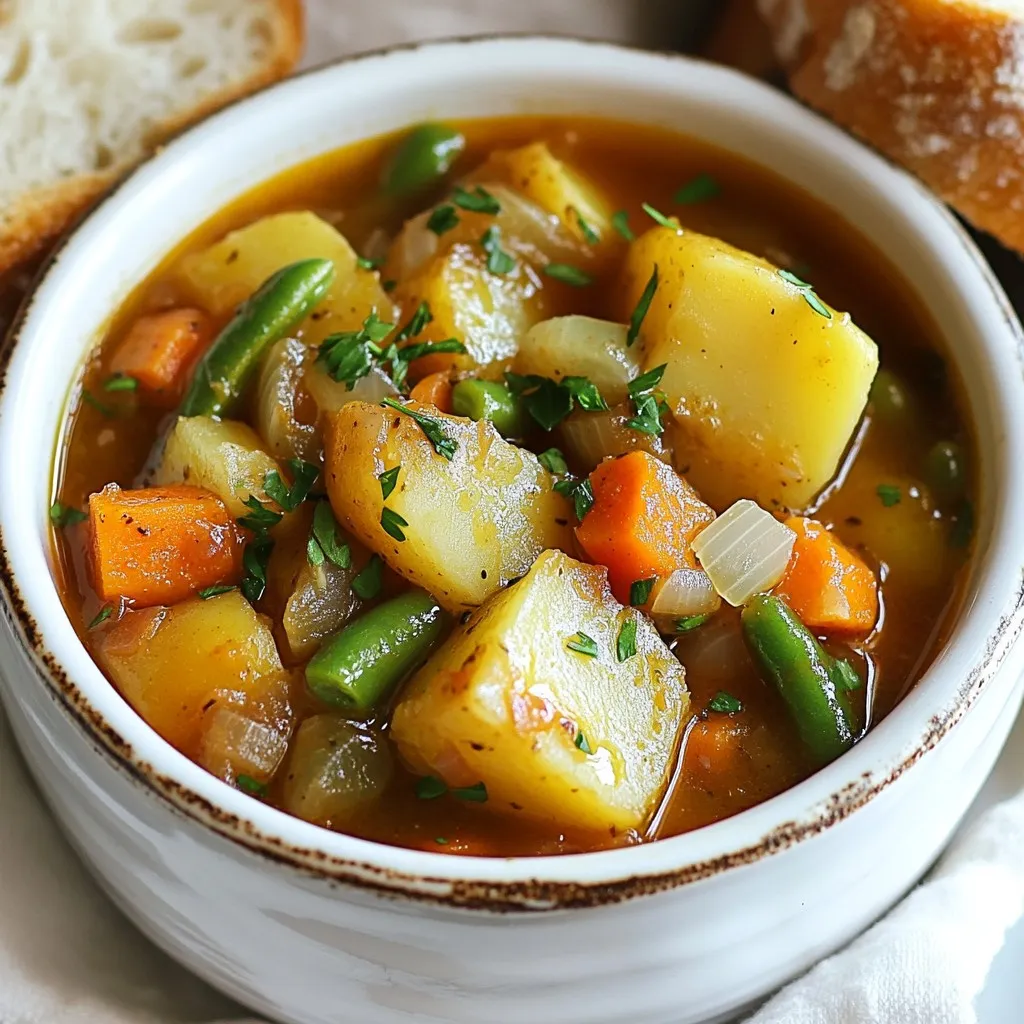 Irish Vegetable Stew Savory and Hearty Comfort Food