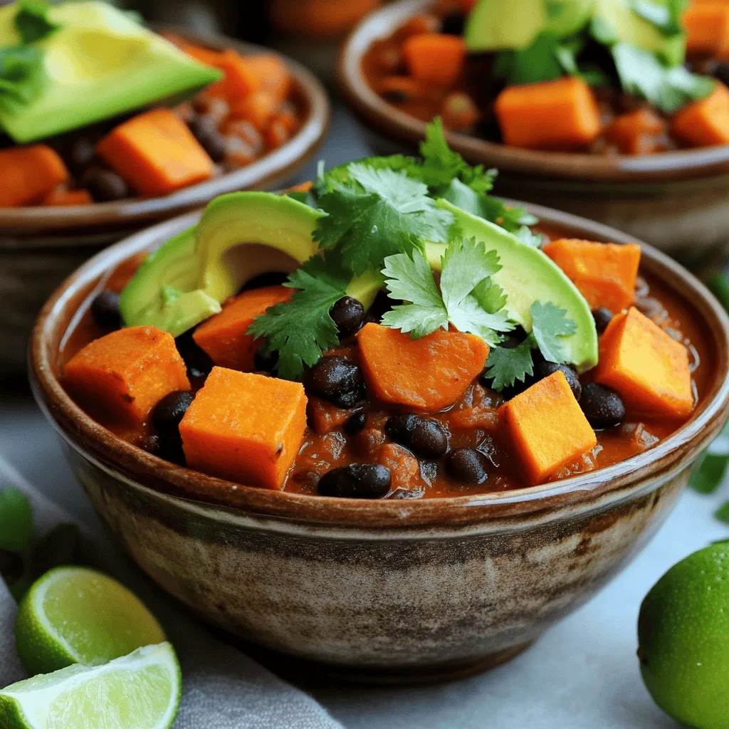 Sweet Potato and Black Bean Chili Savory Comfort Dish