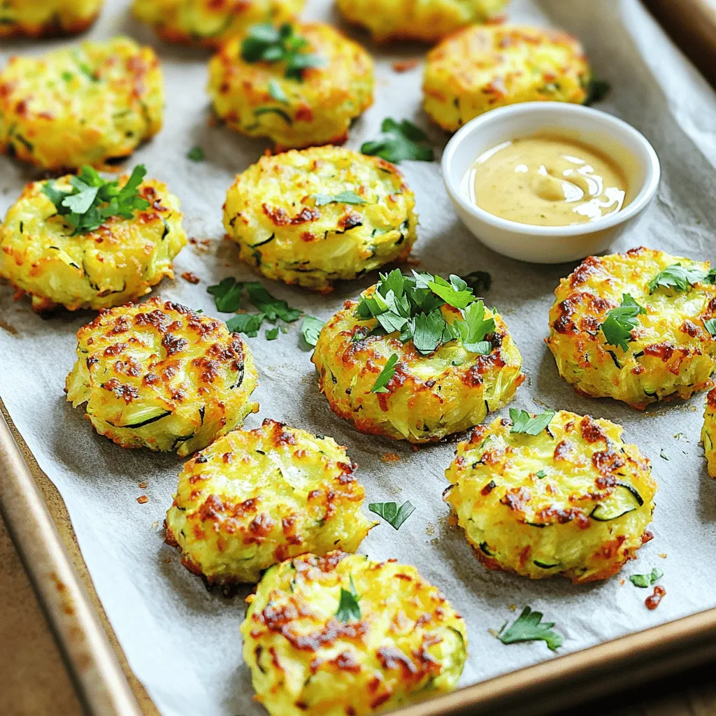Baked Zucchini Tater Tots Crispy and Tasty Snack