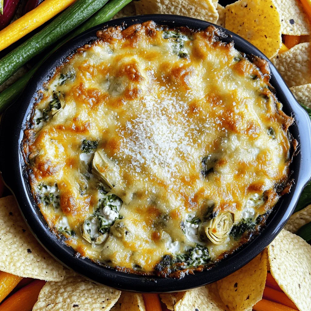 Spinach Artichoke Cottage Cheese Dip Delightful Treat