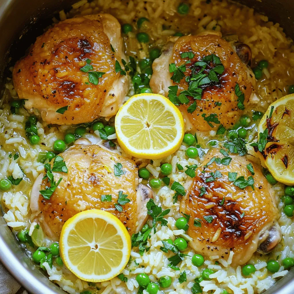 One Pot Lemon Herb Chicken and Rice Delight