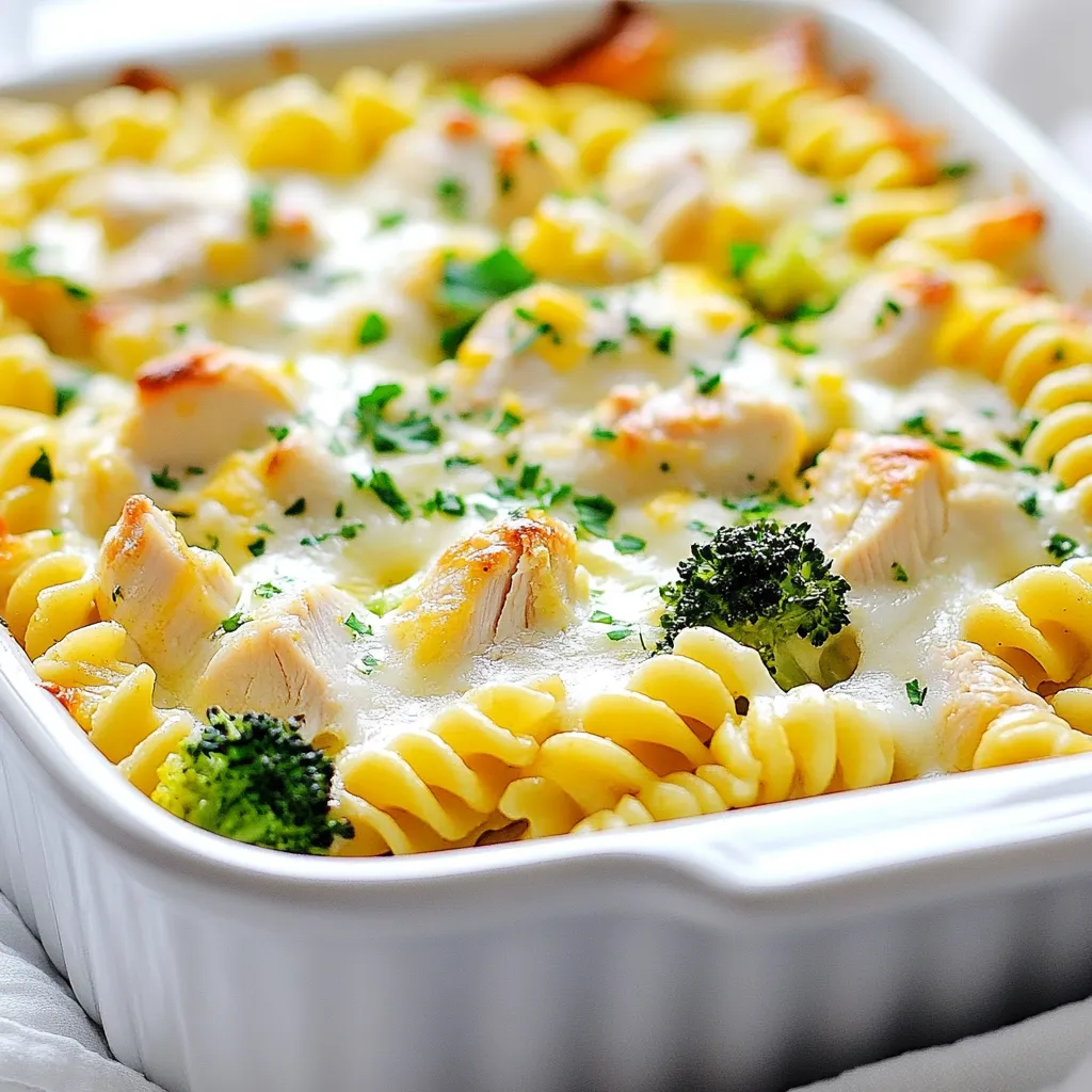 Cheesy Chicken Alfredo Bake Simple and Flavorful Dish