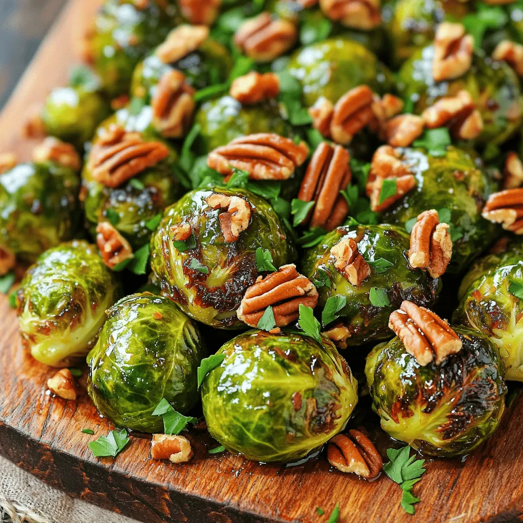 Maple Dijon Roasted Brussels Sprouts Flavorful Side Dish