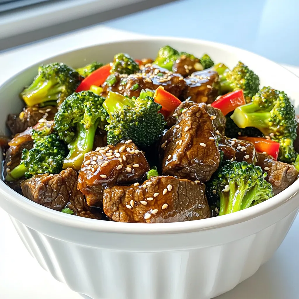 Teriyaki Beef and Broccoli Slow Cooker Delight